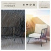 Garden Chairs Sofa Lounge Set Outdoor Furniture Rattan Couch Thick Cushions