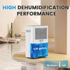 20L/Day Dehumidifier for Home Damp, with 24H Timer,Child Lock,White