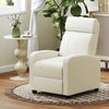 Modern Reclining Chair Recliner Chair-White