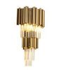 Modern Glass Wall Sconce Lights Bedroom Living Room Bedside E14 Bulb Fixture