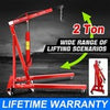 2 Ton Hydraulic Folding Engine Crane Hoist Lift Lifter Tonne Jack Stand Workshop
