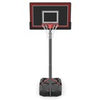 Outdoor 7.5-10 FT Height Adjustable Basketball Goal System with Wheels