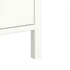 Off-White 3 Drawer Chest - Scandinavian Wooden Storage Unit, Metal Handles