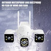 3 in 1 Wireless Camera 4K Outdoor 3 Lens 6MP CCTV PTZ Smart Home Security IR Cam