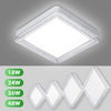 Modern LED Ceiling Light Round Panel Down Lights Bathroom Kitchen Bedroom Lamp