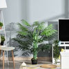 125cm/4FT Artificial Palm Plant Decorative Tree with Nursery Pot