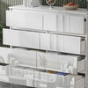 120CM High Gloss Chest of 6 7 8Drawers Tall Wide Bedside Table Cabinet Furniture