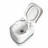 Large 24L Portable Toilet Flushing Chemical Potty Camping Caravan Easy Clear UK