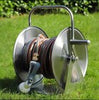 Garden Hose Reel Portable Water Pipe Rack Free Standing Wall Mounted Hose Holder
