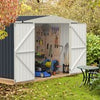 Yard Lawn Garden Storage House Storage Shed for Bike Garbage Can Tool Lawnmower
