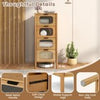 Bamboo Storage Cabinet 4-Drawer Dresser-Natural
