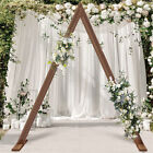 3m Large Wooden Wedding Arch Triangle Backdrop Stand Party ForestBoho Background