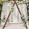 3m Large Wooden Wedding Arch Triangle Backdrop Stand Party ForestBoho Background