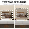 Hollywood Vanity Mirror with Lights,15 LED 3 Color Lights Make Up Lighted Mirror