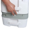 Large 24L Portable Toilet Flushing Chemical Potty Camping Caravan Easy Clear UK