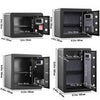Digital Electronic Safe 0.5/1.2/1.8/2.2 Cubic Feet Safe Box Lock Security Steel for Cash Gold