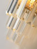 Modern Glass Wall Sconce Lights Bedroom Living Room Bedside E14 Bulb Fixture