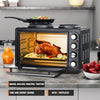 MAX Multi Function Mini Rotisserie Fan Oven 36 Litre with Twin Hob and Grill