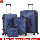 4PCS Suitcase Set ABS Hard Shell Trolley Cabin 4 Wheels Light Travel Chjwxlcmkxh