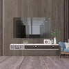 Pmnianhua Wall Mounted Floating TV Unit, Floating TV Stand Media Console