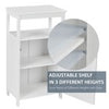 Single Door Floor Cabinet Bathroom Floor Cabinet-White