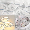 LED Ceiling Light Petals Acrylic Chandelier Lamp Remote Control For Living Room