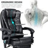 Massage Office Chair Gaming Computer Desk Swivel Recliner Chair Leather Xmfdqanh