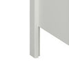 Off-White 3 Drawer Chest - Scandinavian Wooden Storage Unit, Metal Handles