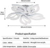 LED Ceiling Light Petals Acrylic Chandelier Lamp Remote Control For Living Room