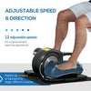 Under Desk Elliptical Machine Sit Down Pedal Exerciser Forward Reverse Remote