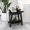 Shower Bench Seat for Inside Shower to Sit on-Black