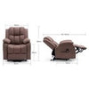 BROOKLINE ELECTRIC FABRIC SINGLE MOTOR RISER RECLINER LIFT MOBILITY TILT CHAIR