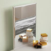 Modern Dressing Table Makeup Vanity Desk Stool Set Mirror Drawer Matte White