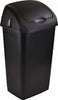 2x Plastic Swing Top Bin Waste 60L Rubbish Dust Home Kitchen Office