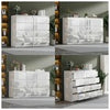 120CM High Gloss Chest of 6 7 8Drawers Tall Wide Bedside Table Cabinet Furniture