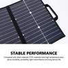 Portable 100W Solar Panel Kit + 100A Controller Camping Charger Power Station RV