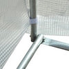 6 x 3 x 2 m Polytunnel Greenhouse Pollytunnel Tent w/ Metal Frame White