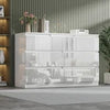 120CM High Gloss Chest of 6 7 8Drawers Tall Wide Bedside Table Cabinet Furniture