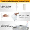 38L Stainless Steel Water Alcohol Distiller 3 Pots Moonshine Still Distiller