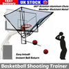 Basketball Rebounder Trainer 180° Rotating|Hoop Return Net w/Bag|Metal Chute
