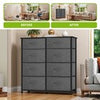 8-Drawer Fabric Chest of Drawers Storage Organizer Unit for Bedroom Living Room