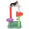 69 CM Cute Cat Tree Multi-Level Aesthetic Fruit Cat Tower Colorful