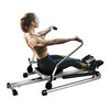 Hydraulic Rowing Machine Rower Adjustable Resistance-Black