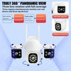 3 in 1 Wireless Camera 4K Outdoor 3 Lens 6MP CCTV PTZ Smart Home Security IR Cam