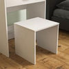 Modern Dressing Table Makeup Vanity Desk Stool Set Mirror Drawer Matte White