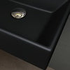 Bathroom Sink Countertop Wash Basin Ceramic Wall Mounted Rectangle Sink
