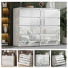 120CM High Gloss Chest of 6 7 8Drawers Tall Wide Bedside Table Cabinet Furniture