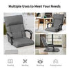 14-Position Adjusting Backrest Gaming Floor Chair Comfortable Lazy Sofa Grey