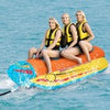1-3 Riders Inflatable Banana Boat Towable Tube For Boating w/ Cover