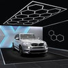 14x Hexagon LED Lighting Car Detail Garage Workshop Retail Lighting Wall Lamp